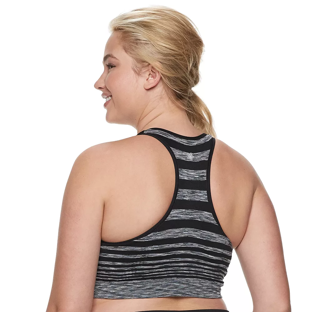 Plus Size Tek GearĀ® Seamless Low-Impact Sports Bra - Image 23