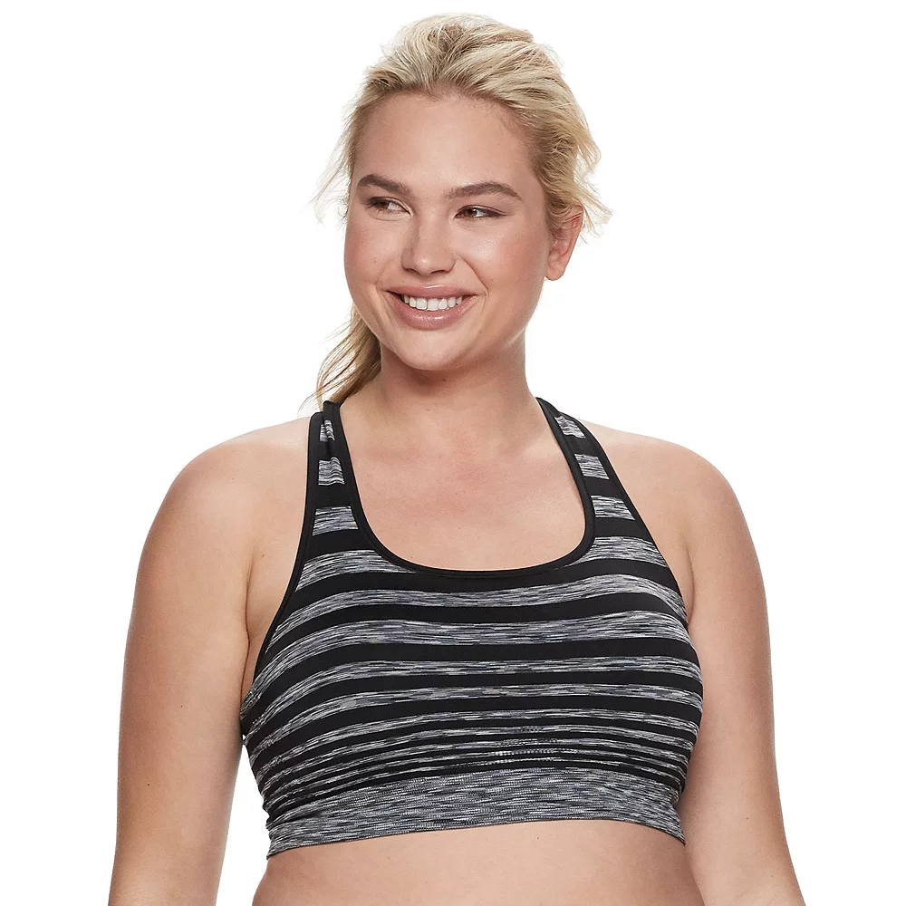 Plus Size Tek GearĀ® Seamless Low-Impact Sports Bra - Image 21