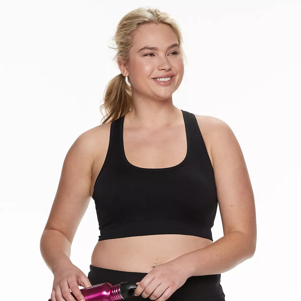 Plus Size Tek GearĀ® Seamless Low-Impact Sports Bra - Image 2