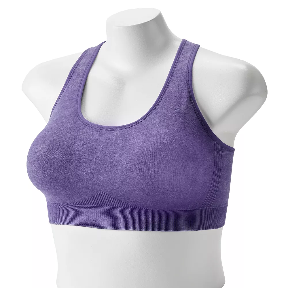Plus Size Tek GearĀ® Seamless Low-Impact Sports Bra - Image 9