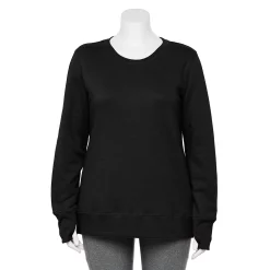 Plus Size Tek GearĀ® Ultrasoft Fleece Crewneck Sweatshirt