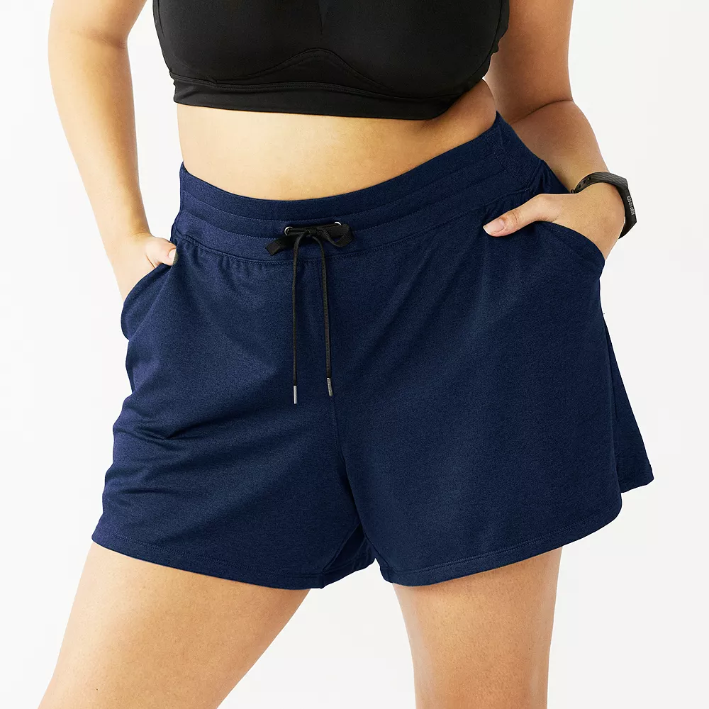 Plus Size Tek GearĀ® Weekend French Terry Shorts - Image 2
