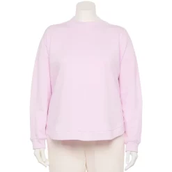 Plus Size Tek Gear® Ultrasoft Fleece Mockneck Sweatshirt