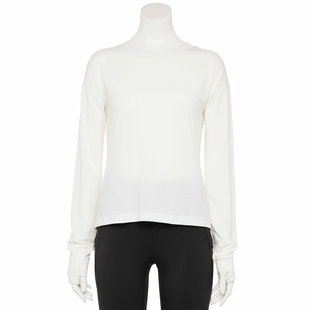 Women's Tek GearĀ® Crewneck Long Sleeve Tee - Image 2