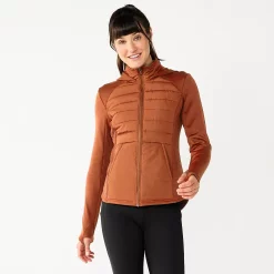 Women's Tek Gear® Hooded Mixed-Media Jacket