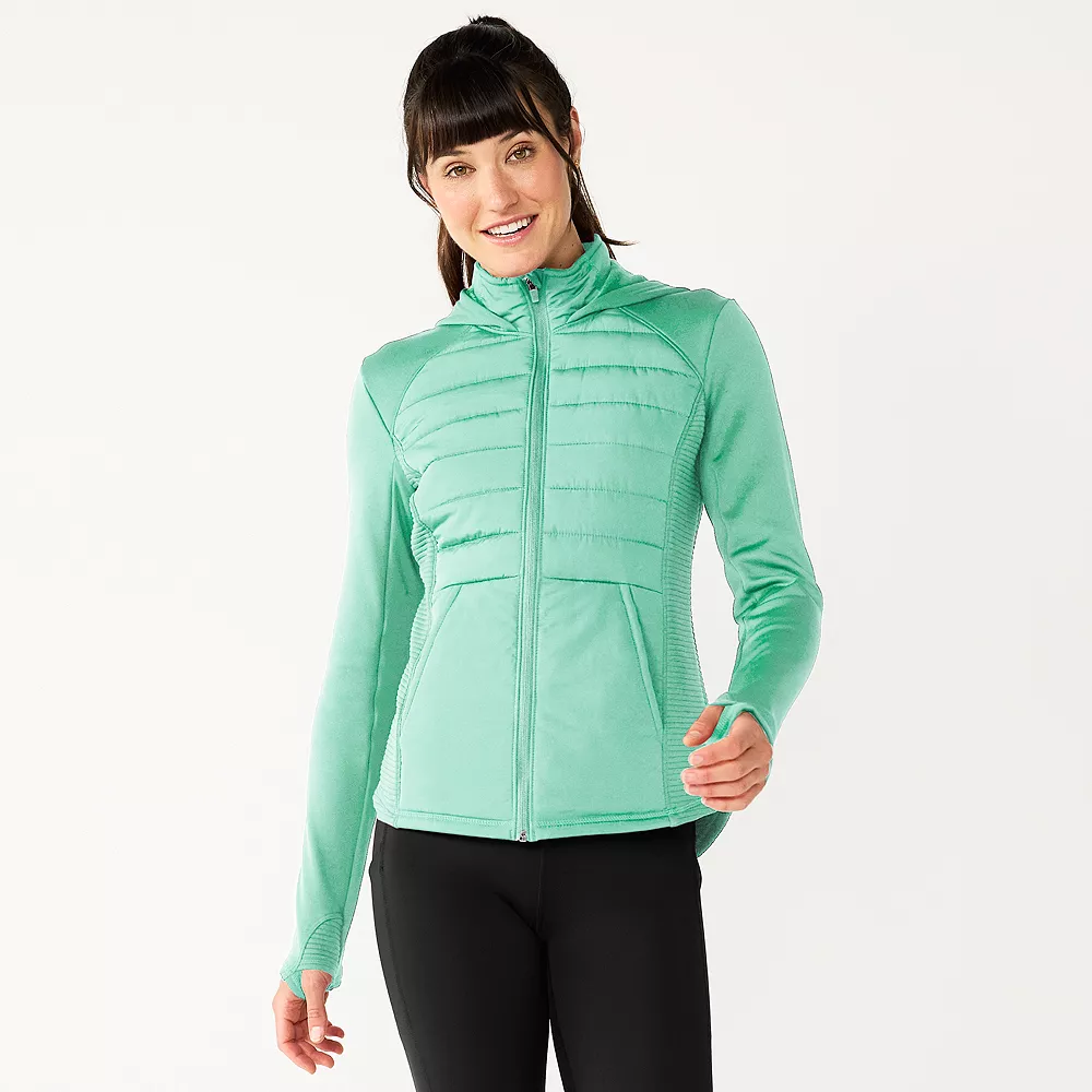 Women's Tek GearĀ® Hooded Mixed-Media Jacket - Image 2