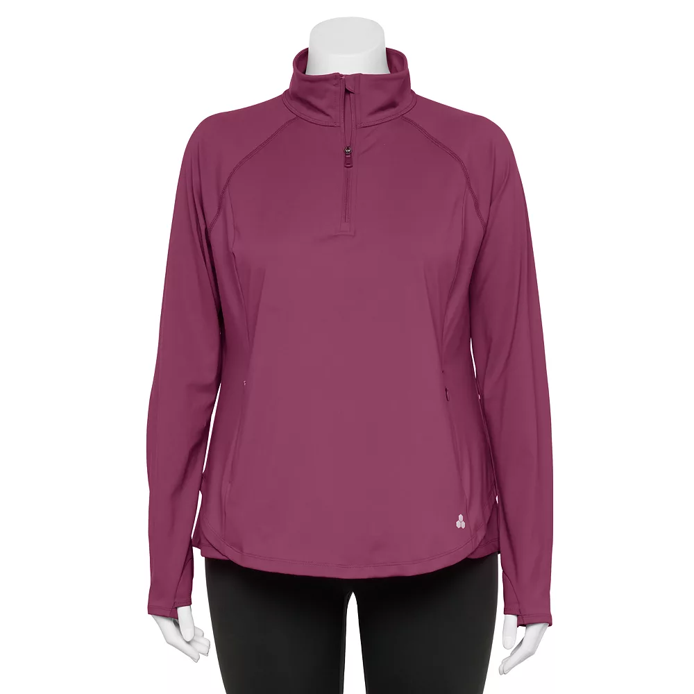 Plus Size Tek GearĀ® Quarter-Zip Performance Jacket - Image 3