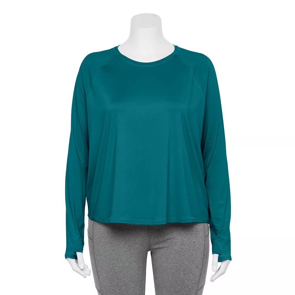 Plus Size Tek GearĀ® Performance Long Sleeve Tee - Image 9