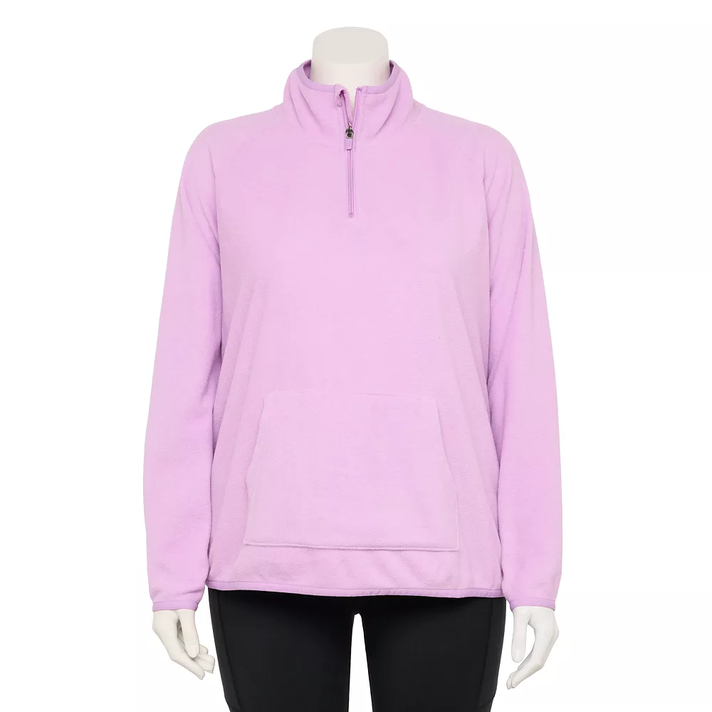 Plus Size Tek GearĀ® Microfleece Quarter-Zip Top - Image 3