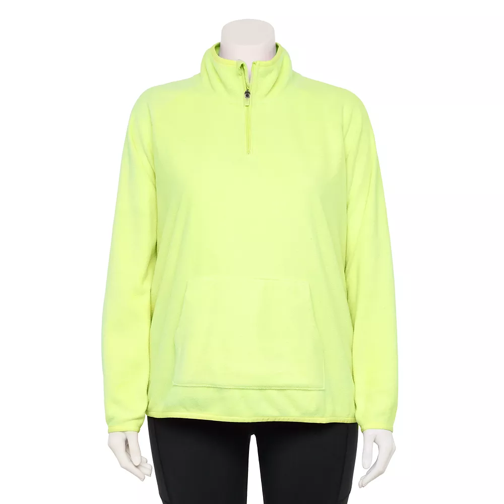 Plus Size Tek GearĀ® Microfleece Quarter-Zip Top - Image 2