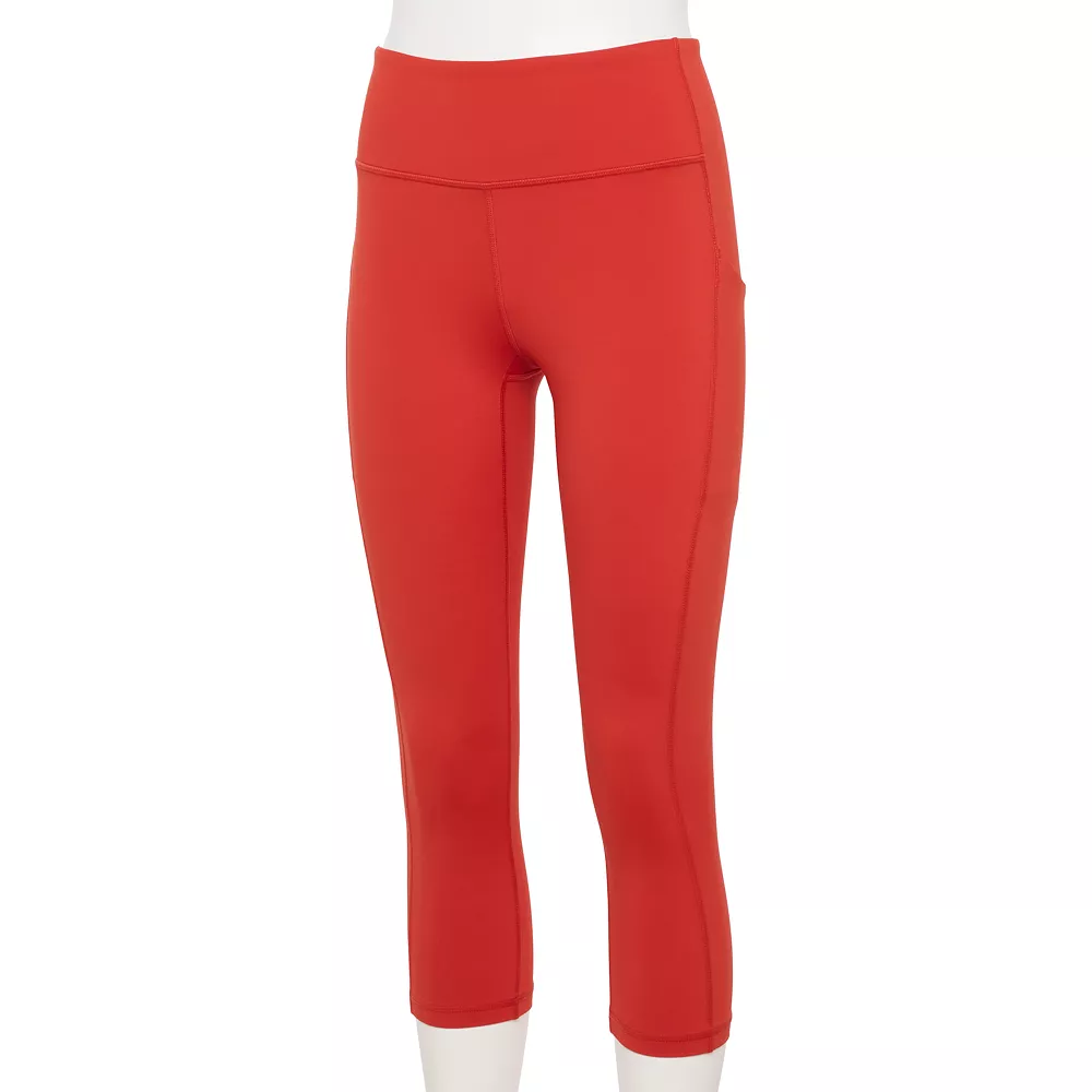 Women's Tek GearĀ® Ultrastretch Pocket High-Waisted Capri Leggings - Image 3