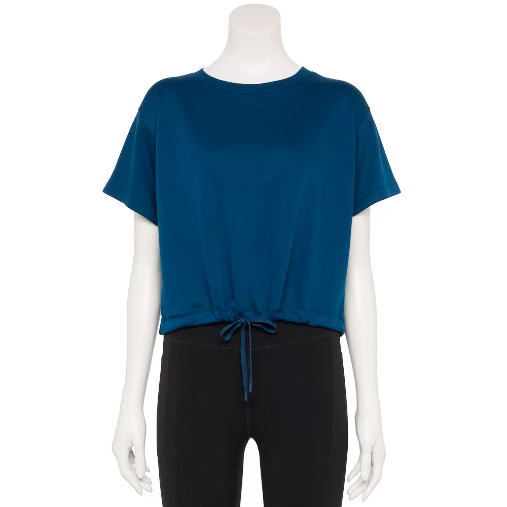 Women's Tek GearĀ® Stretch Fleece Cinched-Waist Top - Image 3