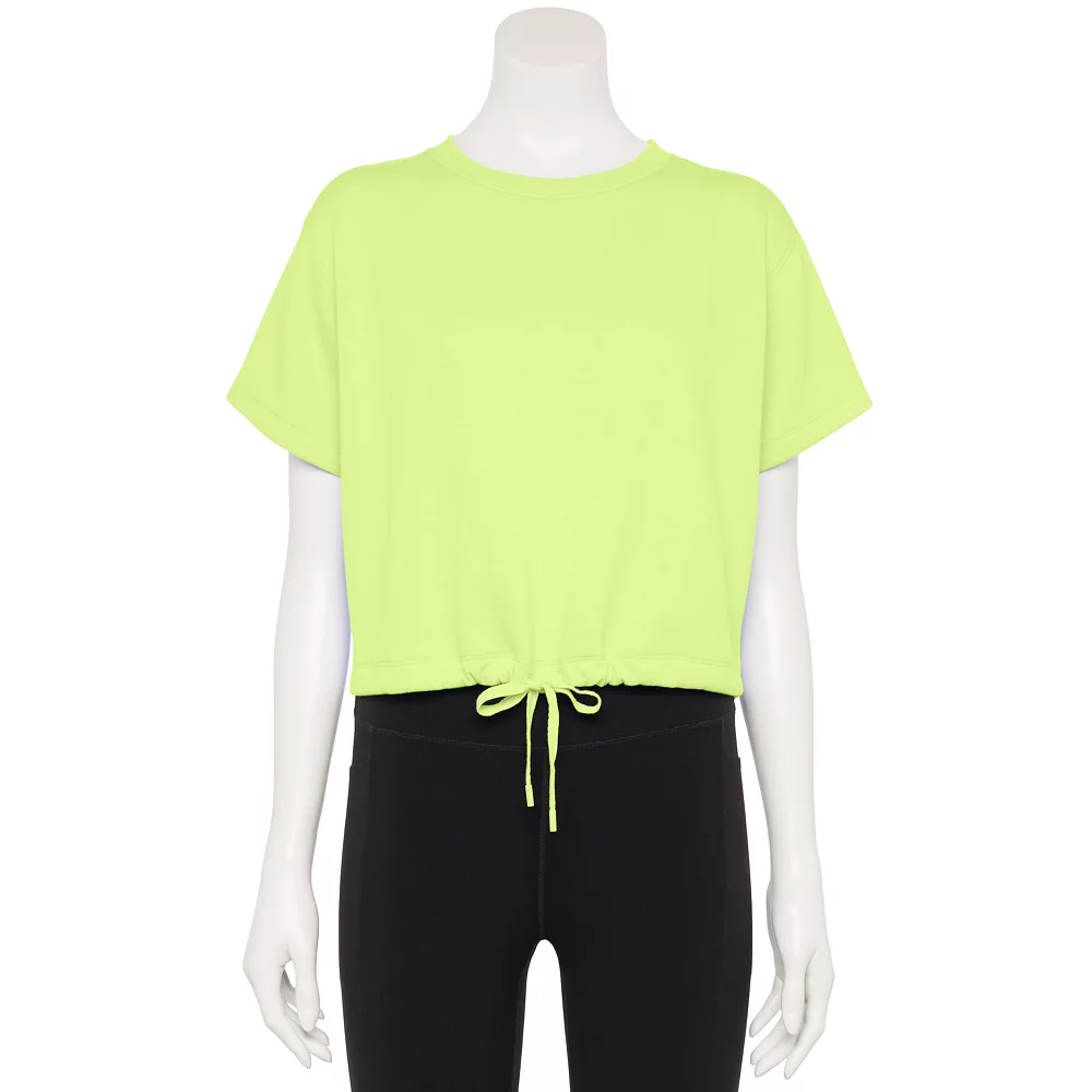 Women's Tek GearĀ® Stretch Fleece Cinched-Waist Top