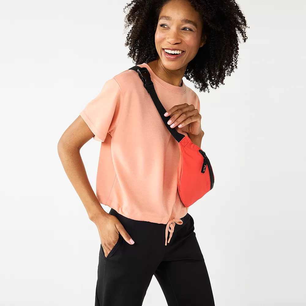 Women's Tek GearĀ® Stretch Fleece Cinched-Waist Top - Image 2