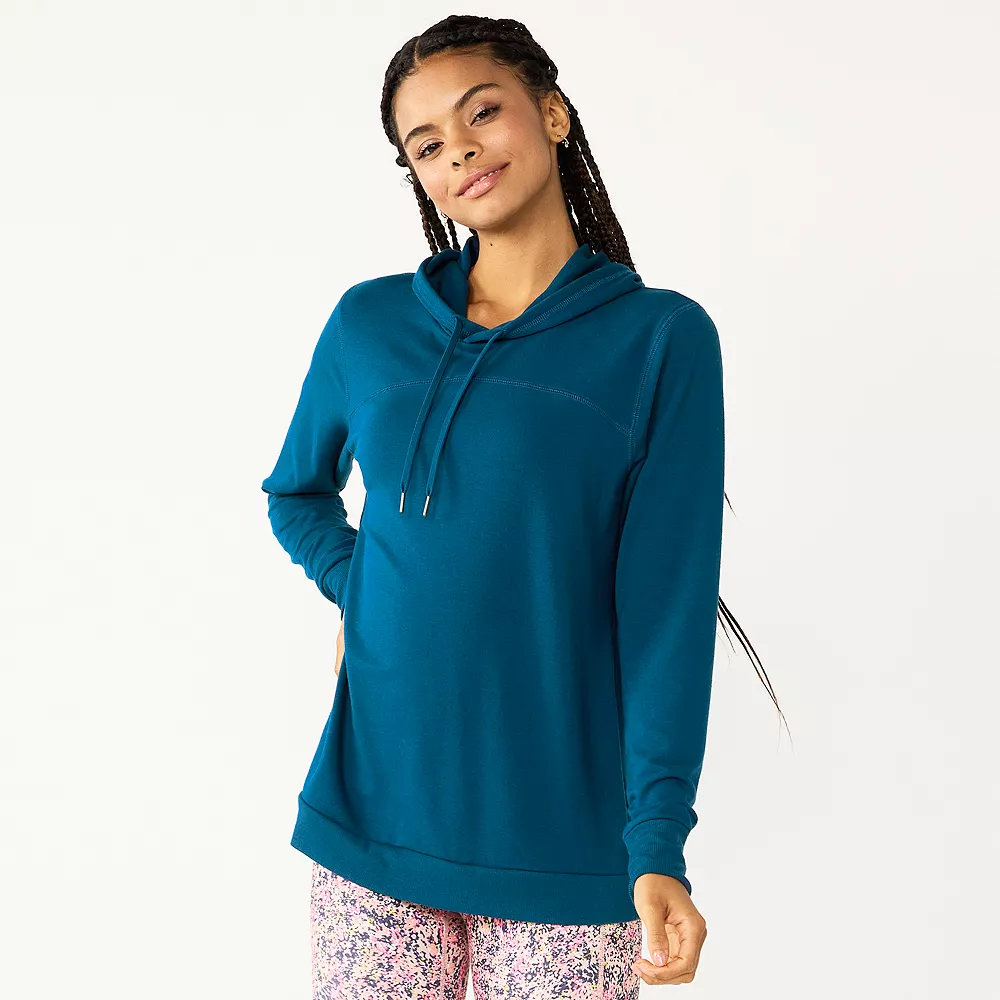 Women's Tek GearĀ® French Terry Hooded Tunic - Image 2