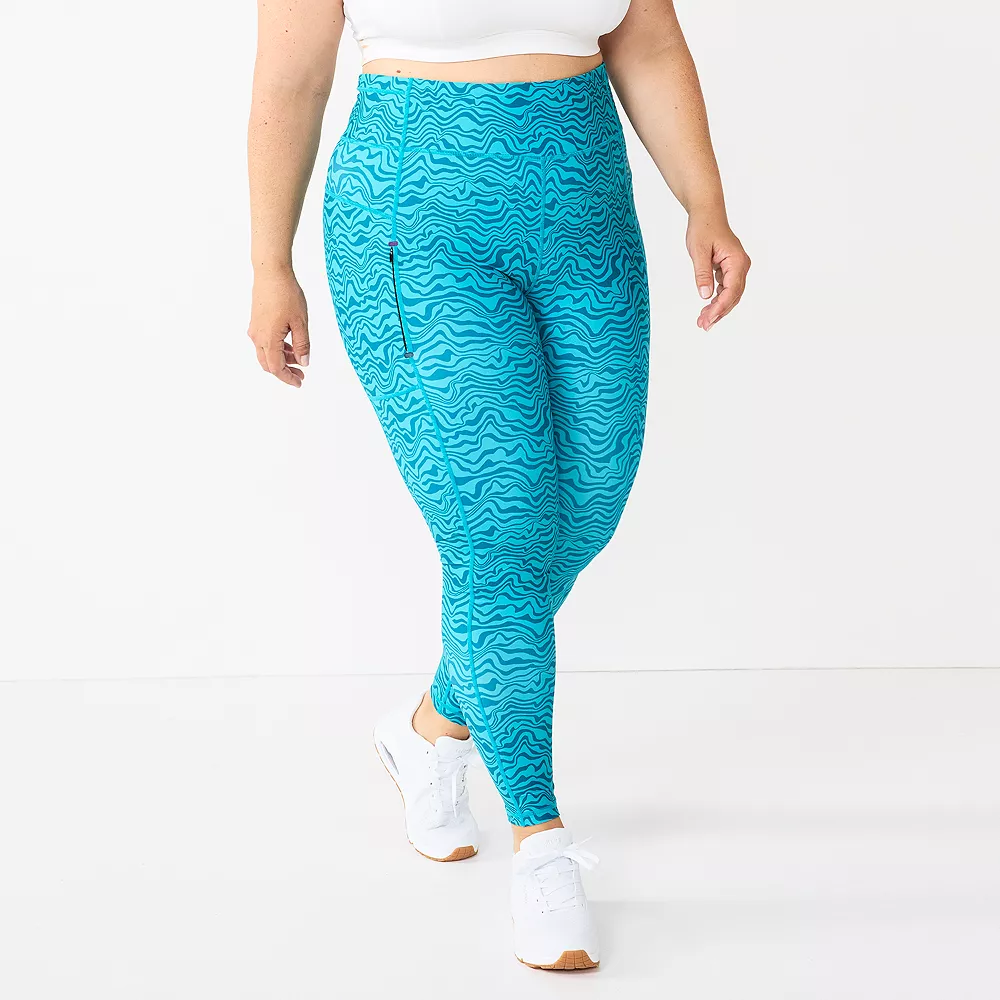 Plus Size Tek GearĀ® Ultrastretch Pocket Running Leggings