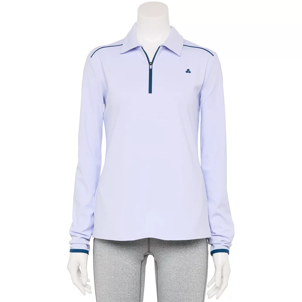 Women's Tek GearĀ® 1/4-Zip Golf Polo - Image 2