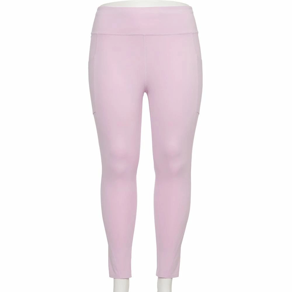 Plus Size Tek GearĀ® Core High-Waisted Running Leggings