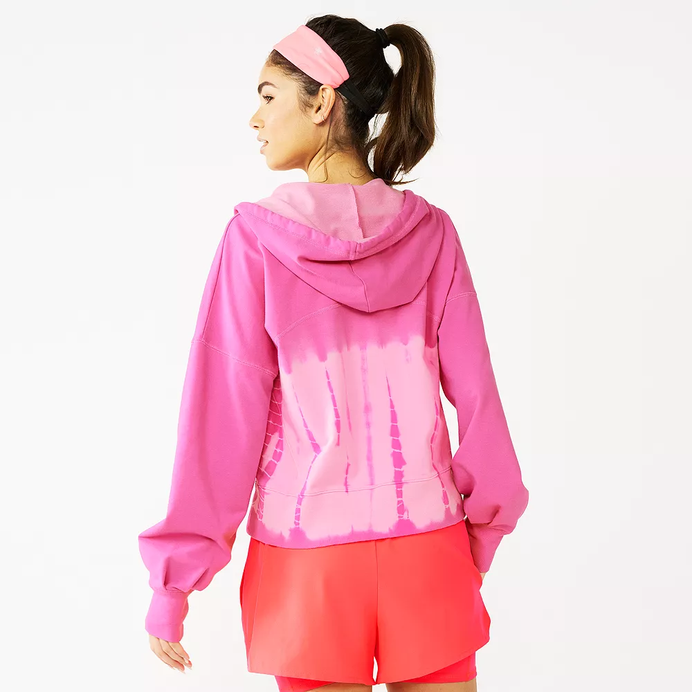 Women's Tek GearĀ® French Terry Crop Zip-Up Jacket - Image 7