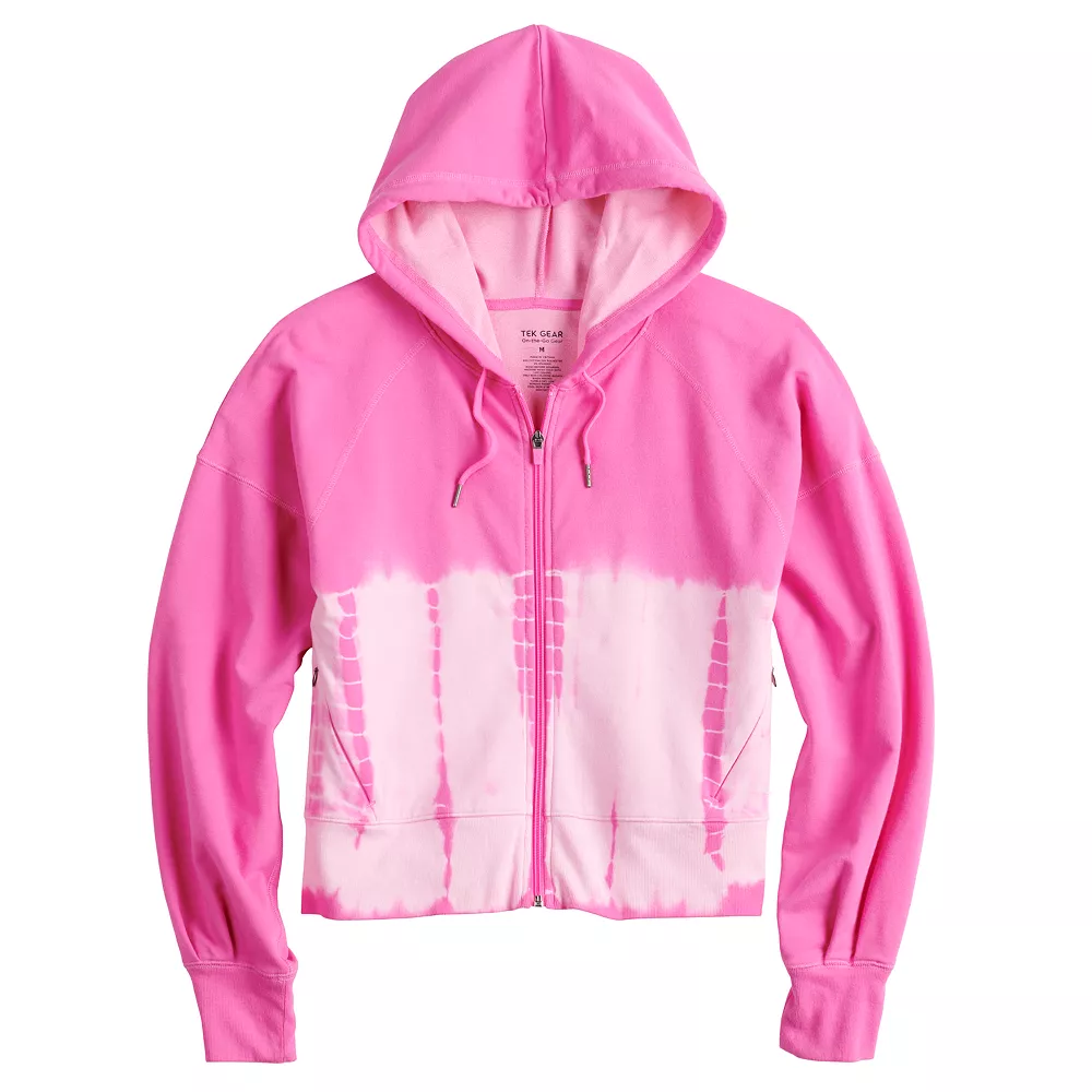 Women's Tek GearĀ® French Terry Crop Zip-Up Jacket - Image 8