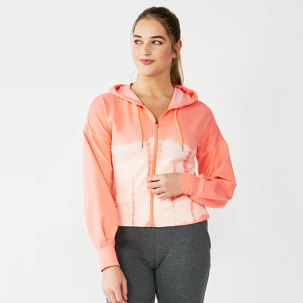 Women's Tek GearĀ® French Terry Crop Zip-Up Jacket - Image 2